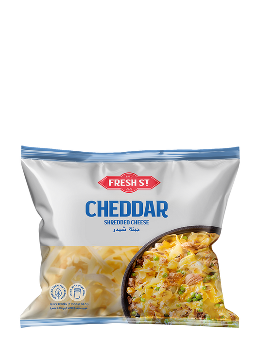 Shredded Cheddar Cheese, 200Gm