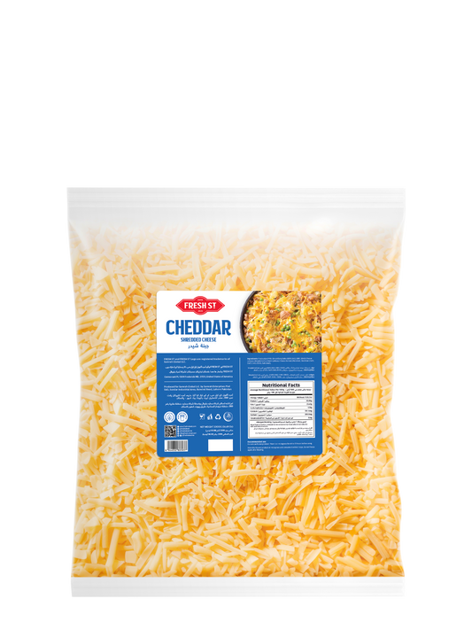 Shredded Cheddar Cheese, 2KG