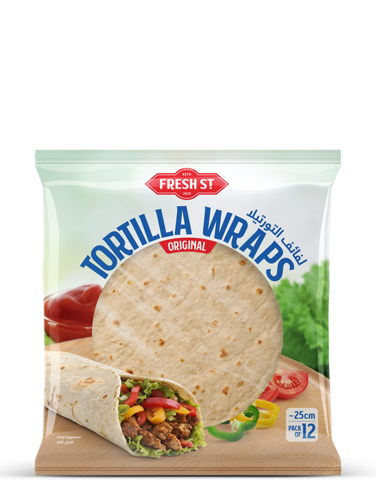 Tortilla Wraps 25cm, 12-Pack