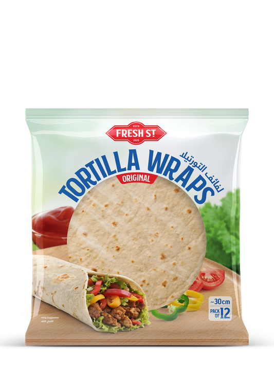 Tortilla Wraps 30cm, 12-Pack